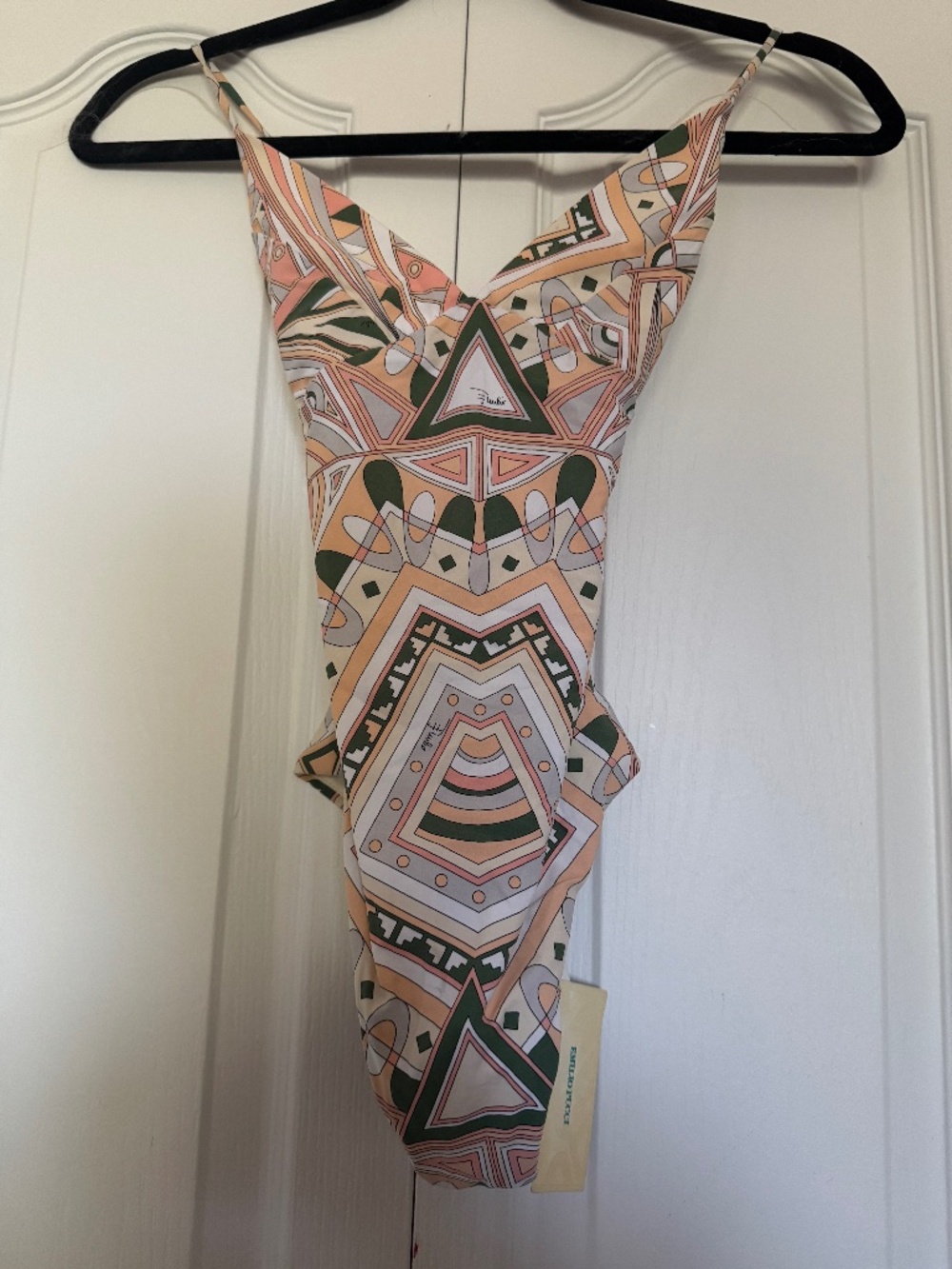 Emilio Pucci one piece bathing suit